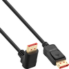 Scheda Tecnica: InLine 8k4k DP Cable, Nach Oben Angolato, Black - - 1m