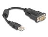 Scheda Tecnica: Delock ADApter USB 2.0 Type-a To 1 X Serial Rs-232 D-sub 9 - Pin Male With Ferrite Core 0.25 M