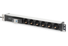 Scheda Tecnica: DIGITUS PDU 19IN ALUM. 6-OUT.SOCKET STRIP 1URACKM.6XSAFETY - OUTLET 16A