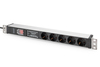 Scheda Tecnica: DIGITUS PDU 1U ALUMINUM RACKMOUNTABLE 5X SCHUKO 16A NET - FILTER SWITCH