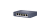 Scheda Tecnica: Hikvision Switch 2, Unmanaged, 4 GbE RJ45 PoE Ports, 1 - GbE RJ45 Upink Port, 802.3af/at/bt, Port 1 Support Hi-