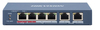 Scheda Tecnica: Hikvision Switch 2, Unmanaged, 4 10/100m RJ45 PoE Ports, 2 - 10/100m RJ45 Upink Ports, 802.3af/at/bt, Port 1 Support Hi