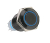 Scheda Tecnica: Lamptron Vandal Pushbutton / Switch 16mm - Blackline - - Blue