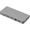 Scheda Tecnica: DIGITUS USB-C Multiport Travel Dock, 8 Port, Grey 2x video - 2x USB-C, 2x USB3.0, RJ45,2x card reader
