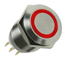 Scheda Tecnica: Lamptron Anti-vandal Switch 19mm - Silverline - Red - 