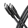 Scheda Tecnica: Axagon BUCM-CM20AB USB-c To USB-c 2.0 Cable, 2m, Pd 60w - 3a, Braided Black