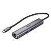Scheda Tecnica: Lindy Hub E Convertitore Gigabit Ethernet USB 3.2 Gen 2 Tipo - Hub USB 3 Porte Con Porta GbE Per Computer Con