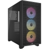 Scheda Tecnica: Corsair 3000d Airflow Rgb Tempered Glass Midi-tower - - Black