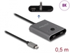 Scheda Tecnica: Delock Switch USB 10GBps USB Type-C 2 to 1 bidirektional - 8K