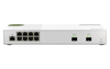 Scheda Tecnica: QNAP Switch QSW-M2108-2S - - gestito - 2 x 10 Gigabit SFP+ - + 8 x 2.5GBase-T - desktop