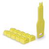 Scheda Tecnica: Lindy Port Bocker RJ45 - 10 Pezzi + Chiave, Giallo
