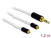 Scheda Tecnica: Delock Audio Cable 3.5 Mm 3 Pin Stereo Jack Male To 2 X - Mmcx Male 1.20 M