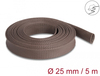 Scheda Tecnica: Delock Braided Sleeve Rodent Resistant Stretchable - 5 M X 25 Mm Brown