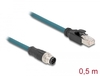 Scheda Tecnica: Delock M12 ADApter Cable -coded - 8 Pin Male To RJ45 Male 50 Cm