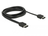 Scheda Tecnica: Delock Cable eSATA 3GB/s Receptacle > eSATA Receptacle 2 M - Black