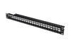 Scheda Tecnica: DIGITUS Pannello Patch - 19" Modulare 24 Porte (vuoto) 1 Hu colore Nero Ra 9005