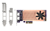 Scheda Tecnica: QNAP 2xPCIe2280M.2ss SlotsPCIegen3x4 2x Intel I225lm - 2.5GBenbase-port