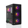 Scheda Tecnica: white shark Case Pc Chassis ATX Mid Tower Con 3 Ventole - 14cm E 1 Ventola 12cm Nero