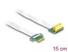 Scheda Tecnica: Delock Riser Card Pci Express X1 Male To X1 Slot 90- Angled - With Fpc Cable 15 Cm