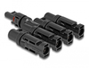 Scheda Tecnica: Delock Dl4 Solar Connectors 1 X Female To 4 X Male - 