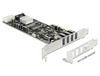 Scheda Tecnica: Delock Pci Express X4 Card > 4 X External USB 3.0 Quad - Channel