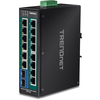 Scheda Tecnica: TRENDnet 16-port Hardened Industrial Gb Poe+ Din-rail - Switch