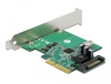 Scheda Tecnica: Delock Pci Express Card To 1 X Internal USB 3.2 Gen 2 Key - B 20 Pin Female