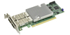 Scheda Tecnica: SuperMicro SK x Server AOC-A100G-B2CM- AIOM Dual Port - 100GbE QSFP28, based on Broadcom BCM57508