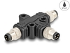 Scheda Tecnica: Delock M8 T-splitter -coded - 4 Pin Male To 2 X Male Parallel Connection