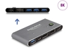 Scheda Tecnica: Delock Dp Kvm Switch 8k 30 Hz With USB 5GBps - 