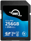 Scheda Tecnica: OWC Atlas Pro 256GB SDXC, UHS-II, 250 MB,s, 130 MB,s, 2 x - 32 x 24 mm