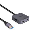 Scheda Tecnica: Lindy Hub USB 3.0 Da 5 M, 4 Porte - Prolunga Da 5 M Per 2 Dispositivi USB Di Tipo C E 2 USB Di T