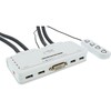 Scheda Tecnica: InLine Kvm Switch, 4 Porte - USB Dvi, Audio, All-in-one