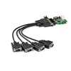 Scheda Tecnica: StarTech Scheda Seriale Pci Express Rs232 A 4 Porte-16950 - Uart