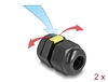 Scheda Tecnica: Delock Cable Gland M12 With Ventilation Ip68 Dust And - Waterproof Black 2 Pieces
