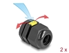 Scheda Tecnica: Delock Cable Gland M16 With Ventilation Ip68 Dust And - Waterproof Black 2 Pieces