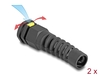 Scheda Tecnica: Delock Cable Gland M20 With Ventilation And Strain Relief - Ip68 Dust And Waterproof Black 2 Pieces