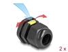 Scheda Tecnica: Delock Cable Gland M20 With Ventilation Ip68 Dust And - Waterproof Black 2 Pieces
