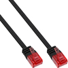Scheda Tecnica: InLine 1m Patch Cable Flach, U/UTP, Cat.6 - Black - 