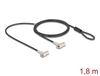 Scheda Tecnica: Delock Navilock Dual Laptop Security Cable With Key Lock - For Kensington Slot 3 X 7 Mm And Noble Wedge Slot 3.2 X 4