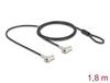 Scheda Tecnica: Delock Navilock Dual Laptop Security Cable With Key Lock - For Two Kensington Slots 3 X 7 Mm