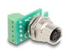 Scheda Tecnica: Delock M12 Transfer Module Adapter - 4 Pin -coded Female To 5Pin Terminal Block For Installation