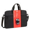 Scheda Tecnica: RIVACASE Bundle Borsa Per Notebook Nera 15.6" + Mouse - Wireless