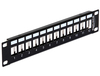 Scheda Tecnica: Delock 10" Keystone Patchpanel 12 Port Metall Black - 