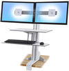 Scheda Tecnica: Ergotron Workfit S Dual Workstation Convertitore Scrivania - In Piedi Rettangolare Alluminio, Plastica Di Alta Qualit Bi