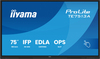 Scheda Tecnica: iiyama 75" 3840x2160 Iiware21e, Android 14 (16 - Summer 2026), Octa Core Soc, 6/128GB, 40 Points Puretouch I
