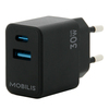 Scheda Tecnica: Mobilis Wall Charger - 30w - 1 USB A + 1 USB C - Gan