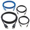 Scheda Tecnica: EAton Tripp ite Dp Kvm Cable Kit for Tripp ite B005 Dpua2 - K And B005 Dpua4 Kvm, 4k Dp, USB 3.1, 3.5 Mm, 10 Ft. Kit Ca