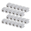 Scheda Tecnica: StarTech Connettore Keystone RJ45 Cat6 UTP, Confezione da - 24 Prese Ethernet per Scatola a Muro, Terminazione 110 Punc