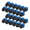 Scheda Tecnica: StarTech Connettore Keystone RJ45 Cat6 UTP, Confezione da - 24 Prese Ethernet per Scatola a Muro, Terminazione a 180,